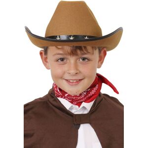 I Love Fancy Dress Brown Studded Cowboy Hat Size: 3 Pack Brown 3 Pack I Love Fancy Dress Brown Studded Cowboy Hat Size: 3 Pack Brown 3 Pack