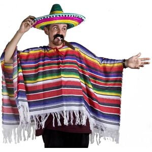I Love Fancy Dress Mexican Poncho Sombrero Cigar & Tash in Purple Purple I Love Fancy Dress Mexican Poncho Sombrero Cigar & Tash in Purple Purple