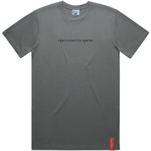 NVYSKN Men's ‘Spes Contra Spem' Hope Against Hope T-Shirt in Grey Size: Small Grey S NVYSKN Men's ‘Spes Contra Spem' Hope Against Hope T-Shirt in Grey Size: Small Grey S