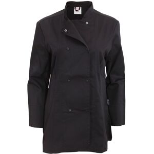 Dennys Women's Long Sleeve Fitted Chef Jacket in Black Size: XL Black XL Dennys Women's Long Sleeve Fitted Chef Jacket in Black Size: XL Black XL