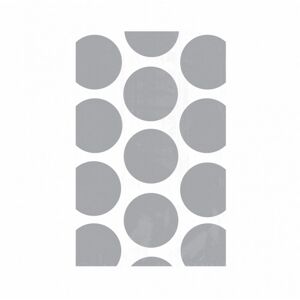 Amscan Polka Dot Paper Party Favour Bags (Pack Of 10) in Silver Silver Amscan Polka Dot Paper Party Favour Bags (Pack Of 10) in Silver Silver