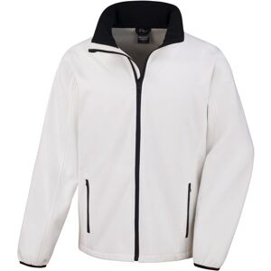 Result Men's Core Printable Softshell Jacket in Off-White Size: Large Off-White L Result Men's Core Printable Softshell Jacket in Off-White Size: Large Off-White L