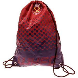 West Ham United FC Men's West Ham FC Official Fade Football Crest Drawstring Sports Gym Bag in Red Red West Ham United FC Men's West Ham FC Official Fade Football Crest Drawstring Sports Gym Bag in Red Red