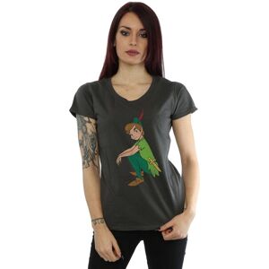 Peter Pan Women's Classic Heather T-Shirt in Mid Grey Size: Large Mid Grey L Peter Pan Women's Classic Heather T-Shirt in Mid Grey Size: Large Mid Grey L