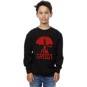 Marvel Boy's Guardians Of The Galaxy I Am Groot Red Sweatshirt in Black Size: 7-8 Years Black 7-8 Years Marvel Boy's Guardians Of The Galaxy I Am Groot Red Sweatshirt in Black Size: 7-8 Years Black 7-8 Years