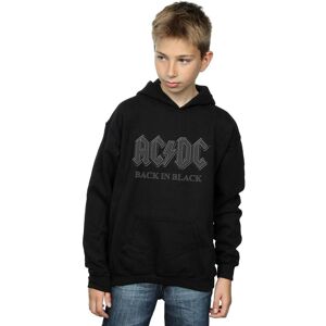 AC/DC Boy's Back In Black Hoodie Size: 7-8 Years Black 7-8 Years AC/DC Boy's Back In Black Hoodie Size: 7-8 Years Black 7-8 Years
