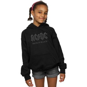 AC/DC Girl's Back In Black Hoodie Size: 7-8 Years Black 7-8 Years AC/DC Girl's Back In Black Hoodie Size: 7-8 Years Black 7-8 Years