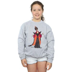 Disney Girl's Aladdin Classic Jafar Sweatshirt in Grey Size: 7-8 Years Grey 7-8 Years Disney Girl's Aladdin Classic Jafar Sweatshirt in Grey Size: 7-8 Years Grey 7-8 Years