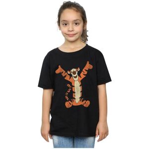 Winnie The Pooh Girl's Classic Tigger Cotton T-Shirt in Black Size: 7-8 Years Black 7-8 Years Winnie The Pooh Girl's Classic Tigger Cotton T-Shirt in Black Size: 7-8 Years Black 7-8 Years
