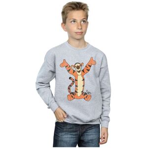 Winnie The Pooh Boy's Classic Tigger Sweatshirt in Grey Size: 12-13 Years Grey 12-13 Years Winnie The Pooh Boy's Classic Tigger Sweatshirt in Grey Size: 12-13 Years Grey 12-13 Years