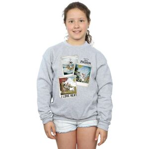 Disney Girl's Frozen Olaf Polaroid Sweatshirt in Grey Size: 9 Years Grey 9 Years Disney Girl's Frozen Olaf Polaroid Sweatshirt in Grey Size: 9 Years Grey 9 Years
