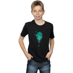 Harry Potter Boy's Hogwarts Crest Mist T-Shirt in Black Size: 7-8 Years Black 7-8 Years Harry Potter Boy's Hogwarts Crest Mist T-Shirt in Black Size: 7-8 Years Black 7-8 Years