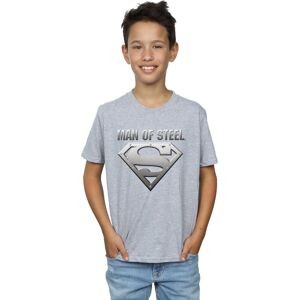 DC Comics Boy's Superman Man Of Steel Shield T-Shirt in Grey Size: 9 Years Grey 9 Years DC Comics Boy's Superman Man Of Steel Shield T-Shirt in Grey Size: 9 Years Grey 9 Years