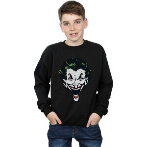 DC Comics Boy's The Joker Big Face Sweatshirt in Black Size: 7-8 Years Black 7-8 Years DC Comics Boy's The Joker Big Face Sweatshirt in Black Size: 7-8 Years Black 7-8 Years