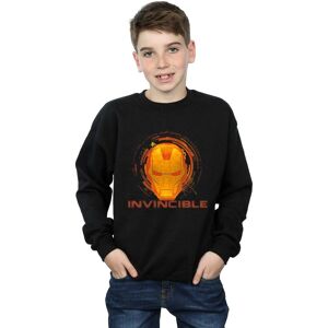 Marvel Boy's Iron Man Invincible Sweatshirt in Black Size: 7-8 Years Black 7-8 Years Marvel Boy's Iron Man Invincible Sweatshirt in Black Size: 7-8 Years Black 7-8 Years