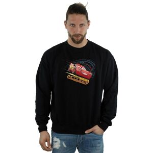 Disney Men's Cars Lightning McQueen Sweatshirt in Black Size: Large Black L Disney Men's Cars Lightning McQueen Sweatshirt in Black Size: Large Black L