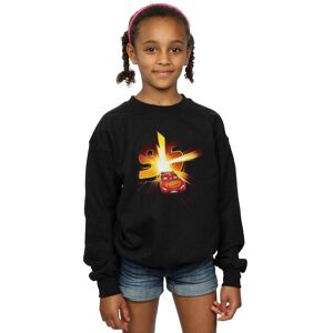 Disney Girl's Cars Lightning McQueen Burst Sweatshirt in Black Size: 9 Years Black 9 Years Disney Girl's Cars Lightning McQueen Burst Sweatshirt in Black Size: 9 Years Black 9 Years