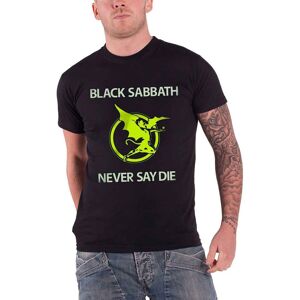 Black Sabbath Never Say Die Demon T-Shirt in Black Size: 2XL Black 2XL Black Sabbath Never Say Die Demon T-Shirt in Black Size: 2XL Black 2XL