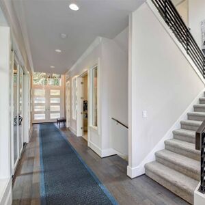 runrug Long Hallway Carpet Runner - Aztec, Blue Size: 66 cm x 150 cm Blue 66 cm x 150 cm runrug Long Hallway Carpet Runner - Aztec, Blue Size: 66 cm x 150 cm Blue 66 cm x 150 cm