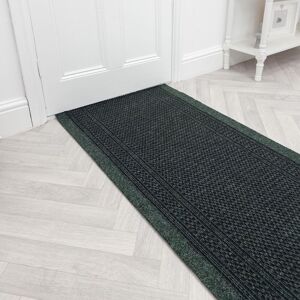 runrug Long Hallway Carpet Runner - Aztec, Green Size: 66 cm x 150 cm Green 66 cm x 150 cm runrug Long Hallway Carpet Runner - Aztec, Green Size: 66 cm x 150 cm Green 66 cm x 150 cm