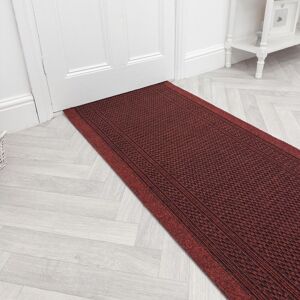 runrug Long Hallway Carpet Runner - Aztec, Red Size: 66 cm x 150 cm Red 66 cm x 150 cm runrug Long Hallway Carpet Runner - Aztec, Red Size: 66 cm x 150 cm Red 66 cm x 150 cm