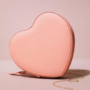 Lisa Angel Women's Pink Heart Travel Jewellery Case Pink Lisa Angel Women's Pink Heart Travel Jewellery Case Pink