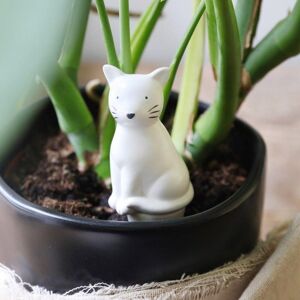 Lisa Angel Women's Cat Plant Watering Spike in White White Lisa Angel Women's Cat Plant Watering Spike in White White