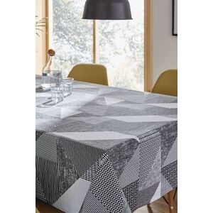 Catherine Lansfield 'Larsson Geo' 137cm x 229cm Table Cloth in Grey Size: 137 cm x 229 cm Grey 137 cm x 229 cm Catherine Lansfield 'Larsson Geo' 137cm x 229cm Table Cloth in Grey Size: 137 cm x 229 cm Grey 137 cm x 229 cm