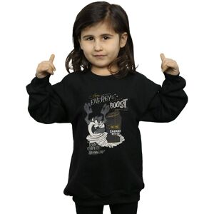 Looney Tunes Girl's Taz Energy Boost Sweatshirt in Black Size: 7-8 Years Black 7-8 Years Looney Tunes Girl's Taz Energy Boost Sweatshirt in Black Size: 7-8 Years Black 7-8 Years