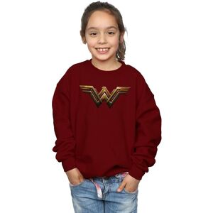 DC Comics Girl's Justice League Movie Wonder Woman Emblem Sweatshirt in Burgundy Size: 7-8 Years Burgundy 7-8 Years DC Comics Girl's Justice League Movie Wonder Woman Emblem Sweatshirt in Burgundy Size: 7-8 Years Burgundy 7-8 Years