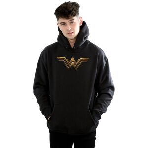 DC Comics Men's Justice League Movie Wonder Woman Emblem Hoodie in Black Size: 2XL Black 2XL DC Comics Men's Justice League Movie Wonder Woman Emblem Hoodie in Black Size: 2XL Black 2XL