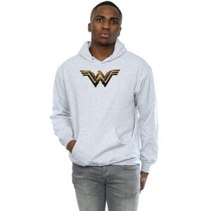 DC Comics Men's Justice League Movie Wonder Woman Emblem Hoodie in Grey Size: 3XL Grey 3XL DC Comics Men's Justice League Movie Wonder Woman Emblem Hoodie in Grey Size: 3XL Grey 3XL