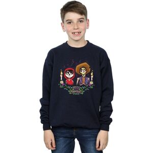 Disney Boy's Coco Miguel & Hector Sweatshirt in Navy Size: 12-13 Years Navy 12-13 Years Disney Boy's Coco Miguel & Hector Sweatshirt in Navy Size: 12-13 Years Navy 12-13 Years