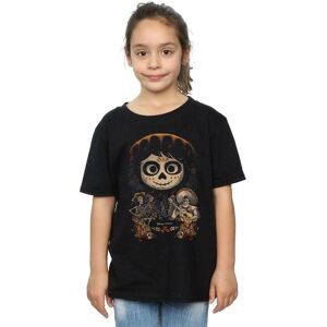 Disney Girl's Coco Miguel Face Poster Cotton T-Shirt in Black Size: 7-8 Years Black 7-8 Years Disney Girl's Coco Miguel Face Poster Cotton T-Shirt in Black Size: 7-8 Years Black 7-8 Years
