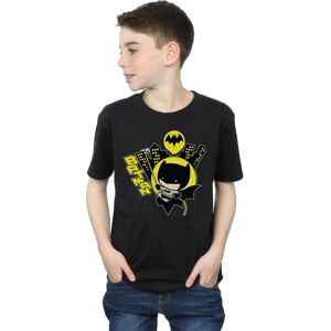 DC Comics Boy's Chibi Batman Swinging T-Shirt in Black Size: 7-8 Years Black 7-8 Years DC Comics Boy's Chibi Batman Swinging T-Shirt in Black Size: 7-8 Years Black 7-8 Years