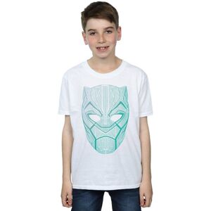 Marvel Boy's Black Panther Tribal Mask T-Shirt in White Size: 7-8 Years White 7-8 Years Marvel Boy's Black Panther Tribal Mask T-Shirt in White Size: 7-8 Years White 7-8 Years