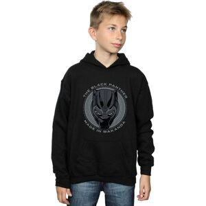 Marvel Boy's Black Panther Made in Wakanda Hoodie Size: 7-8 Years Black 7-8 Years Marvel Boy's Black Panther Made in Wakanda Hoodie Size: 7-8 Years Black 7-8 Years