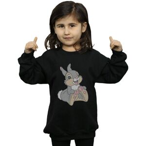 Disney Girl's Thumper Cotton Sweatshirt in Black Size: 7-8 Years Black 7-8 Years Disney Girl's Thumper Cotton Sweatshirt in Black Size: 7-8 Years Black 7-8 Years