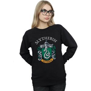 Harry Potter Women's Slytherin Crest Sweatshirt in Black Size: 2XL Black 2XL Harry Potter Women's Slytherin Crest Sweatshirt in Black Size: 2XL Black 2XL