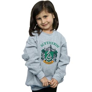 Harry Potter Girl's Slytherin Crest Sweatshirt in Grey Size: 7-8 Years Grey 7-8 Years Harry Potter Girl's Slytherin Crest Sweatshirt in Grey Size: 7-8 Years Grey 7-8 Years