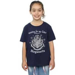 Harry Potter Girl's Waiting For My Letter Hogwarts T-Shirt in Navy Size: 7-8 Years Navy 7-8 Years Harry Potter Girl's Waiting For My Letter Hogwarts T-Shirt in Navy Size: 7-8 Years Navy 7-8 Years