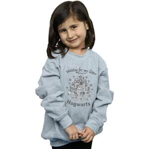 Harry Potter Girl's Hogwarts Waiting For My Letter Sweatshirt in Grey Size: 9 Years Grey 9 Years Harry Potter Girl's Hogwarts Waiting For My Letter Sweatshirt in Grey Size: 9 Years Grey 9 Years