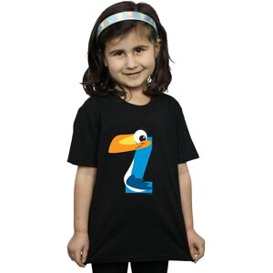 Disney Girl's Alphabet Z Is For Zazu Cotton T-Shirt in Black Size: 7-8 Years Black 7-8 Years Disney Girl's Alphabet Z Is For Zazu Cotton T-Shirt in Black Size: 7-8 Years Black 7-8 Years