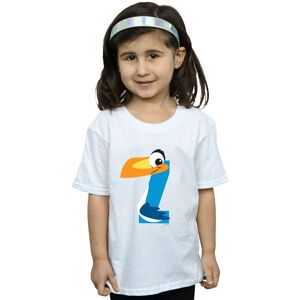 Disney Girl's Alphabet Z Is For Zazu Cotton T-Shirt in White Size: 7-8 Years White 7-8 Years Disney Girl's Alphabet Z Is For Zazu Cotton T-Shirt in White Size: 7-8 Years White 7-8 Years