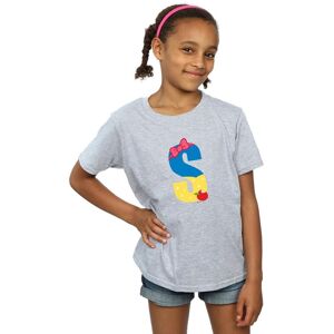 Disney Girl's Alphabet S Is For Snow White Cotton T-Shirt in Grey Size: 9 Years Grey 9 Years Disney Girl's Alphabet S Is For Snow White Cotton T-Shirt in Grey Size: 9 Years Grey 9 Years