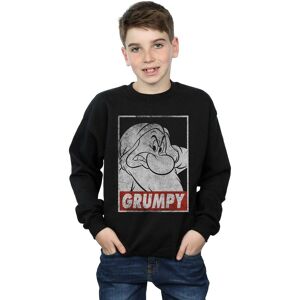 Disney Boy's Snow White Grumpy Dwarf Poster Sweatshirt in Black Size: 12-13 Years Black 12-13 Years Disney Boy's Snow White Grumpy Dwarf Poster Sweatshirt in Black Size: 12-13 Years Black 12-13 Years