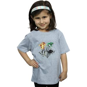 Harry Potter Girl's Hogwarts Painted Crest Cotton T-Shirt in Grey Size: 7-8 Years Grey 7-8 Years Harry Potter Girl's Hogwarts Painted Crest Cotton T-Shirt in Grey Size: 7-8 Years Grey 7-8 Years