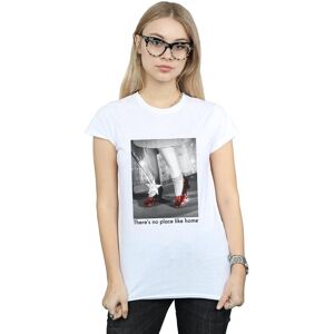 The Wizard of Oz Women's Ruby Slippers Photo Cotton T-Shirt in White Size: 2XL White 2XL The Wizard of Oz Women's Ruby Slippers Photo Cotton T-Shirt in White Size: 2XL White 2XL