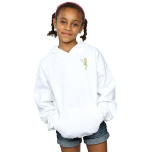 Disney Girl's Tinkerbell Chest Hoodie in White Size: 7-8 Years White 7-8 Years Disney Girl's Tinkerbell Chest Hoodie in White Size: 7-8 Years White 7-8 Years