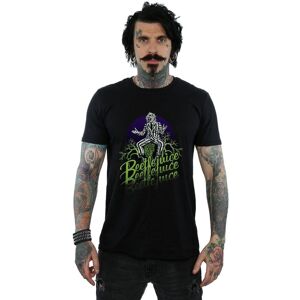 Beetlejuice Men's Faded Pose T-Shirt in Black Size: 3XL Black 3XL Beetlejuice Men's Faded Pose T-Shirt in Black Size: 3XL Black 3XL